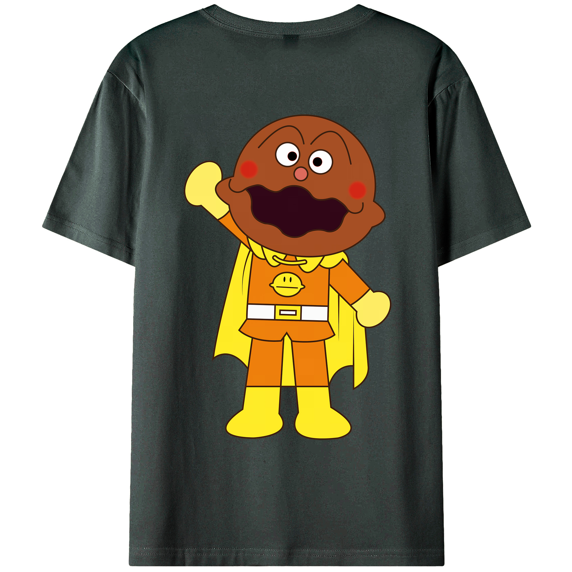 （画像用） アンパンマン Anpanman 綿100％ メンズ半袖Tシャツ（バックプリント） 通気性
